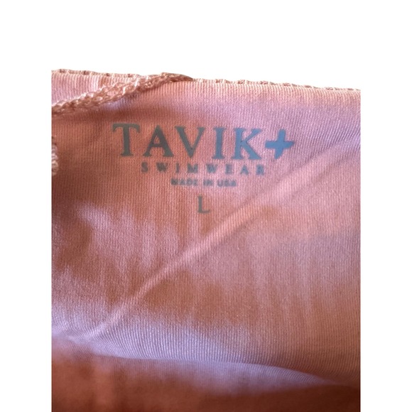 Anthropologie Tavik Swinwear Ribbed Bikini Bottoms Pink Rose Size L NWT - Picture 4 of 5